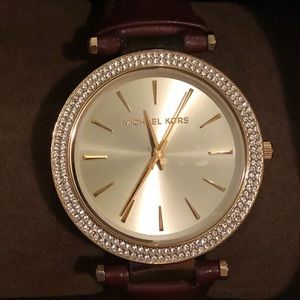Michael Kors Brown Leather Watch